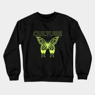 BUTTERFLY PATTERN Crewneck Sweatshirt